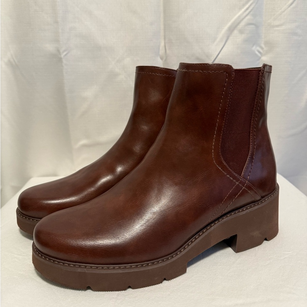NWOT Naturalizer brown‎ boots- size 12 never worn
